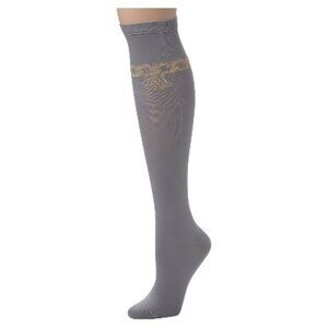 HOUSE OF HOLLAND Pretty Polly Women's Knee High Gray Socks One Size NWT